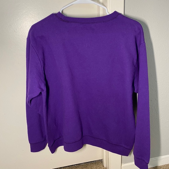 Hanes Purple Sweatshirt - Picture 4 of 4
